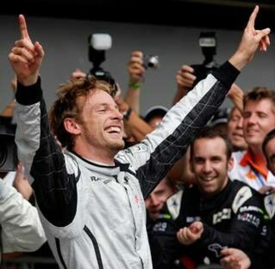 Jenson Button är årets F1-mästare. Foto: Brawn GP