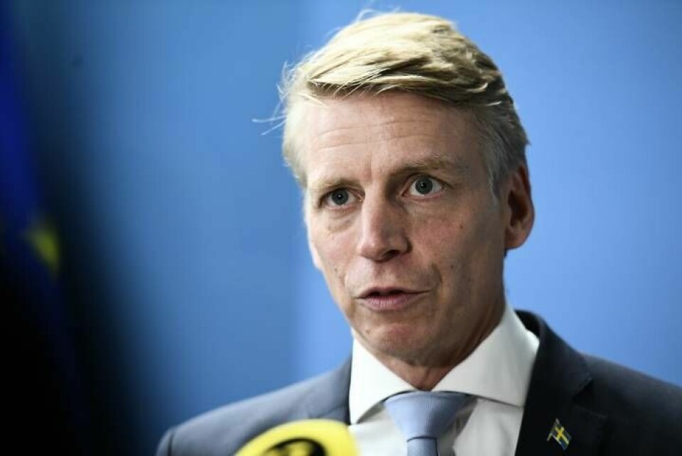 Finansmarknadsminister Per Bolund (MP) kritiseras för passivitet när det gäller regelverk som kan ge svensk energiförsörjning problem. Arkivbild. Foto: Amir Nabizadeh/TT