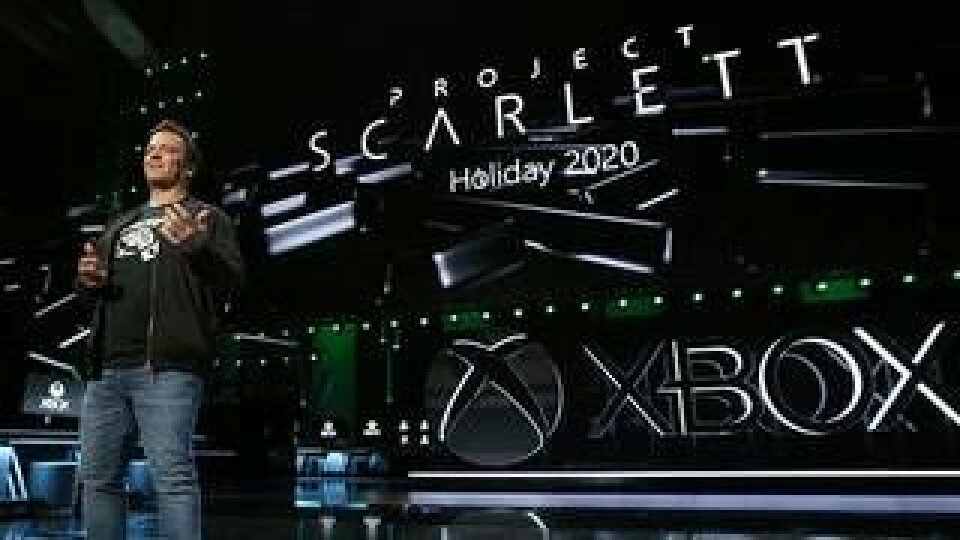 Xbox-chefen Phil Spencer presenterar Project Scarlet, det vill säga nästa Xbox. Foto: TT/AP