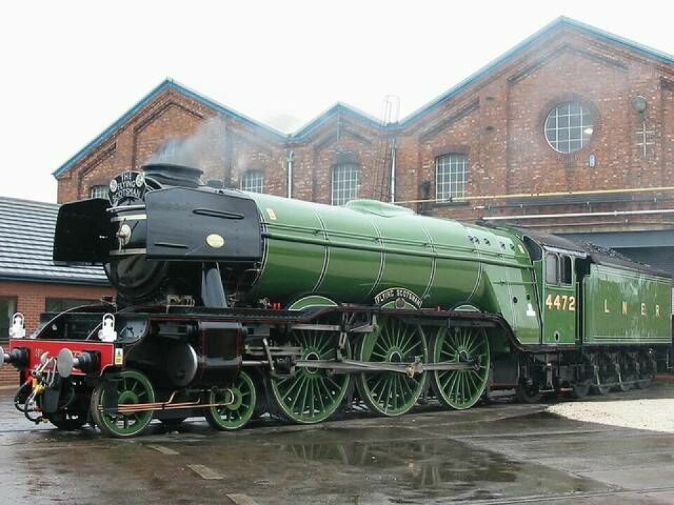 The Flying Scotsman vid Doncaster Works. Foto: Wikimedia