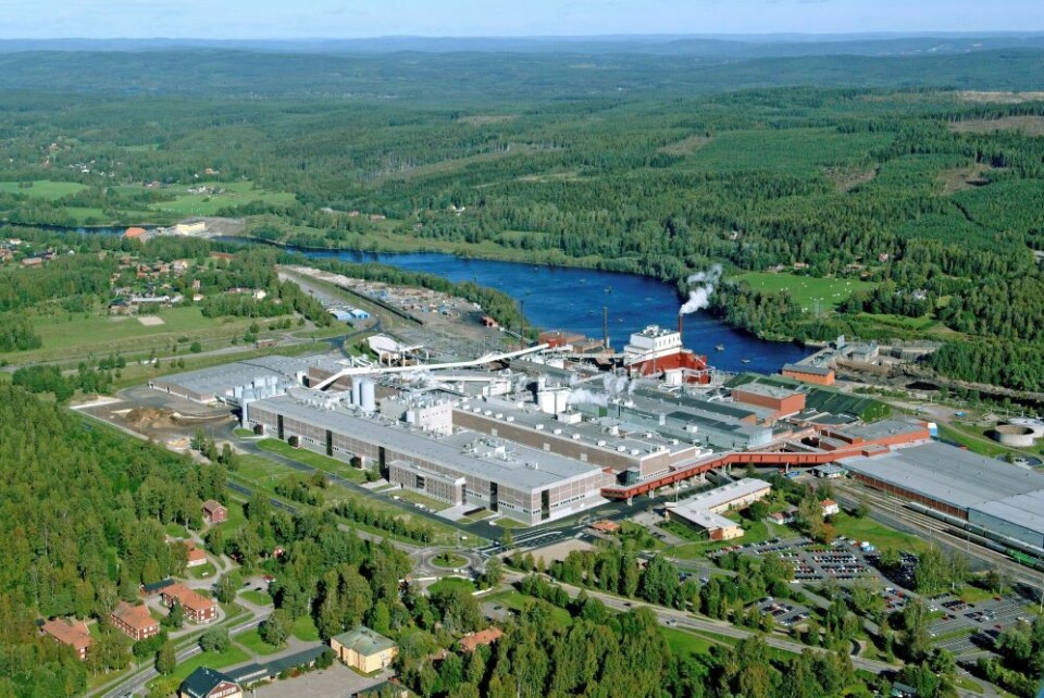 Pappersbruket Kvarnsveden i Borlänge. Foto: Northvolt Pappersbruket Kvarnsveden i Borlänge. Foto: Northvolt