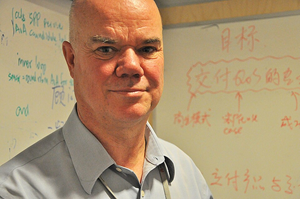 Mats Andersson, utvecklingschef på Huawei. Foto: Helen Ahlbom Mats Andersson, utvecklingschef på Huawei. Foto: Helen Ahlbom