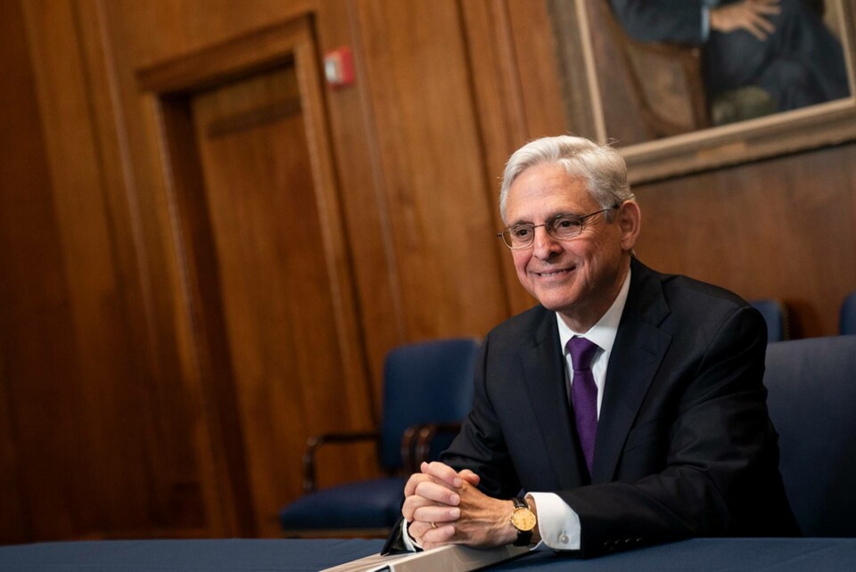 USA:s justitieminister Merrick Garland. Arkivbild. Foto: Sarah Silbiger/AP/TT USA:s justitieminister Merrick Garland. Arkivbild. Foto: Sarah Silbiger/AP/TT
