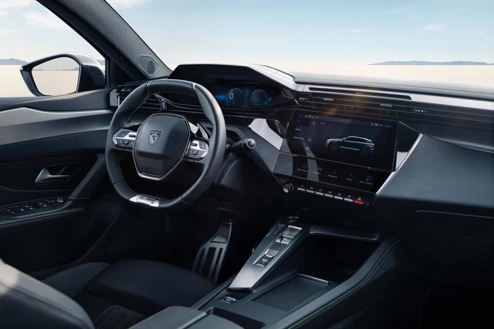 Insidan av Peugeot E-308. Foto: Peugeot Insidan av Peugeot E-308. Foto: Peugeot