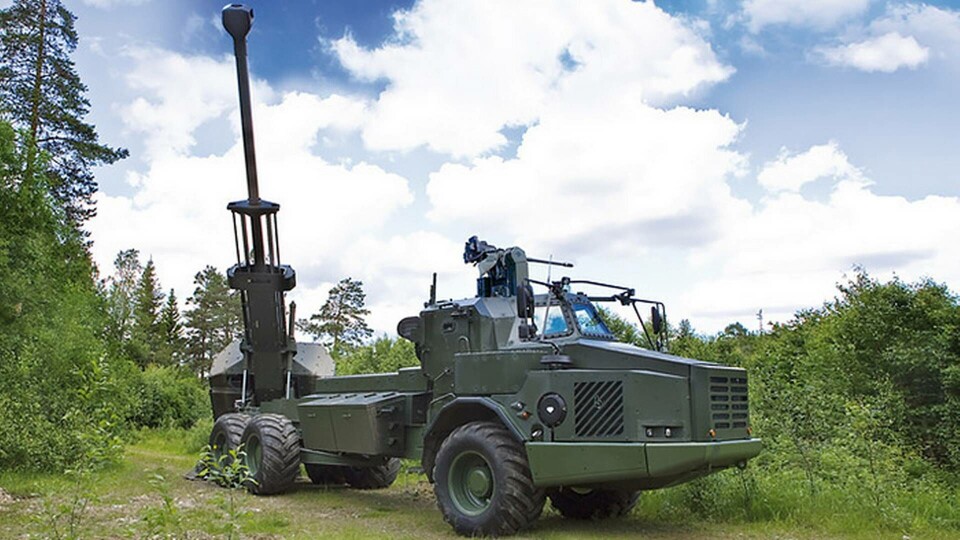 Dumperbaserade artillerisystemet Archer. Foto: BAE Systems Dumperbaserade artillerisystemet Archer. Foto: BAE Systems