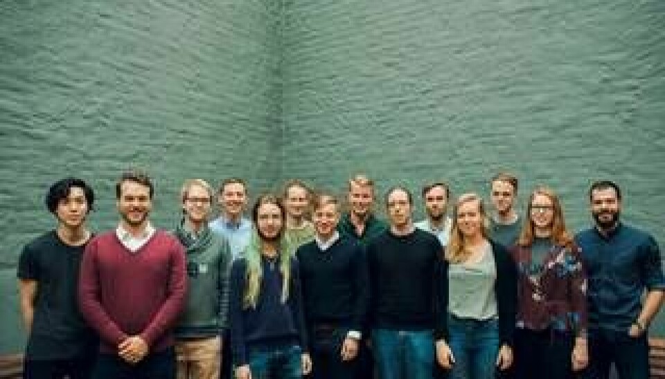 Minut har 16 anställda (14 är med på bilden), och finns i Malmö. Foto: Minut