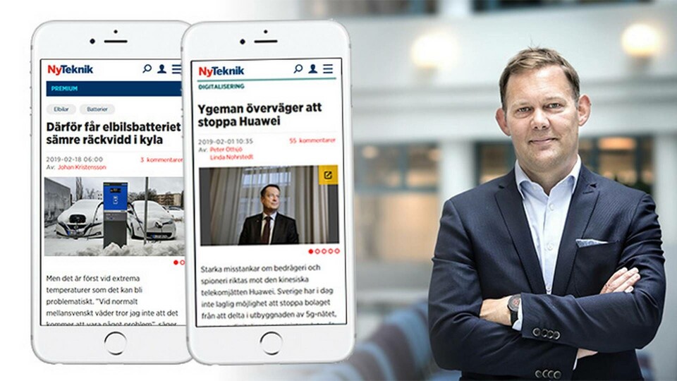 Per Danielson, chefredaktör Ny Teknik. Foto: Jörgen Appelgren Per Danielson, chefredaktör Ny Teknik. Foto: Jörgen Appelgren
