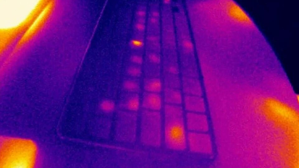 Värmespårning och ai. En kombination som kan knäcka många lösenord. Foto: University of Glasgow