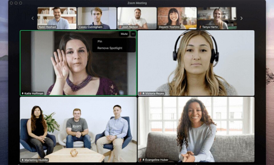 Studien tittade på 18 plattformar, bland andra Facebook, Youtube, Twitter, Zoom, Instagram samt Tik Tok. Foto: Zoom Studien tittade på 18 plattformar, bland andra Facebook, Youtube, Twitter, Zoom, Instagram samt Tik Tok. Foto: Zoom