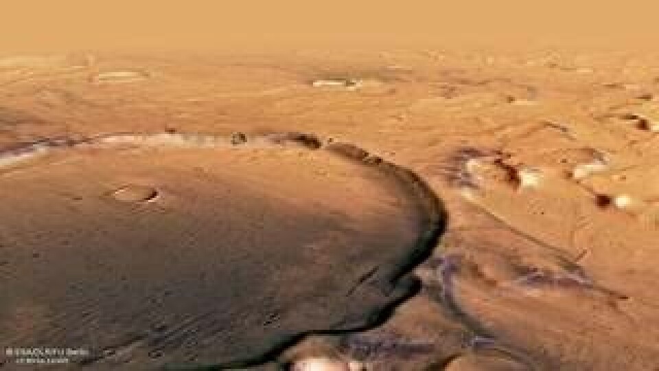 Terra Cimmeria, en region på Mars. Foto: ESA / eyevine
