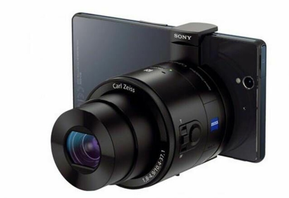 Cyber-shot QX100. Foto: Sony