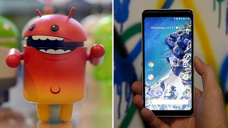 Googles Pixel 2 håller koll på var du är. Foto: IBL / TT Googles Pixel 2 håller koll på var du är. Foto: IBL / TT