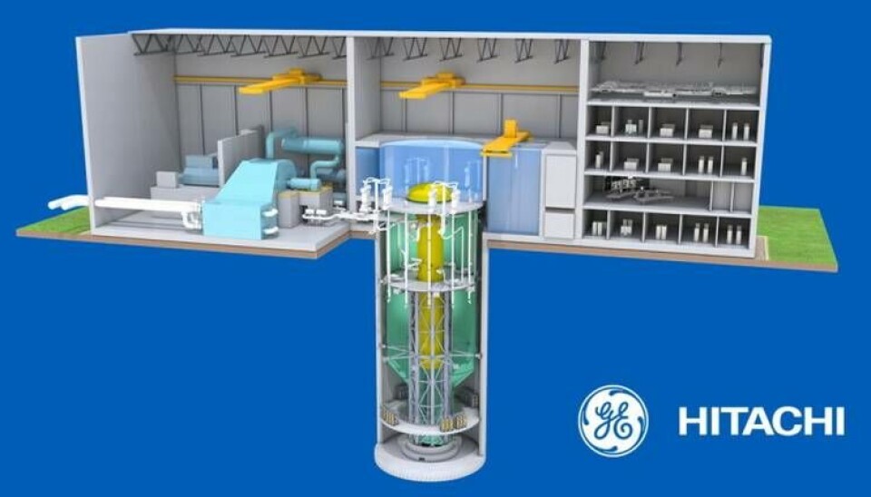 GE Hitachis reaktorkoncept BWRX-300. GE Hitachis reaktorkoncept BWRX-300.
