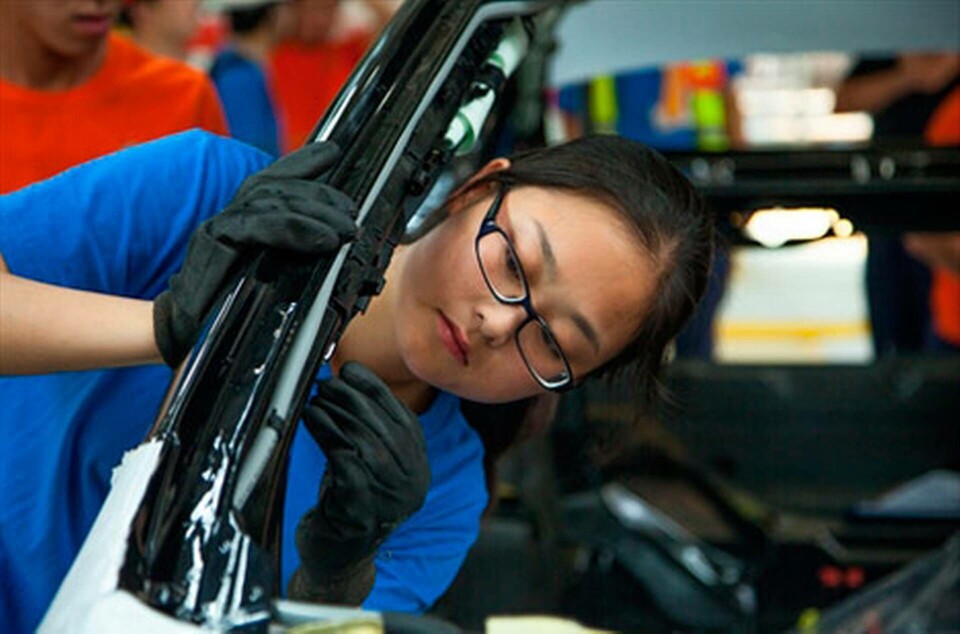 Volvos anläggning i Chengdu. Foto: Volvo Cars Volvos anläggning i Chengdu. Foto: Volvo Cars