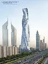 Roterande höghus byggs i Dubai