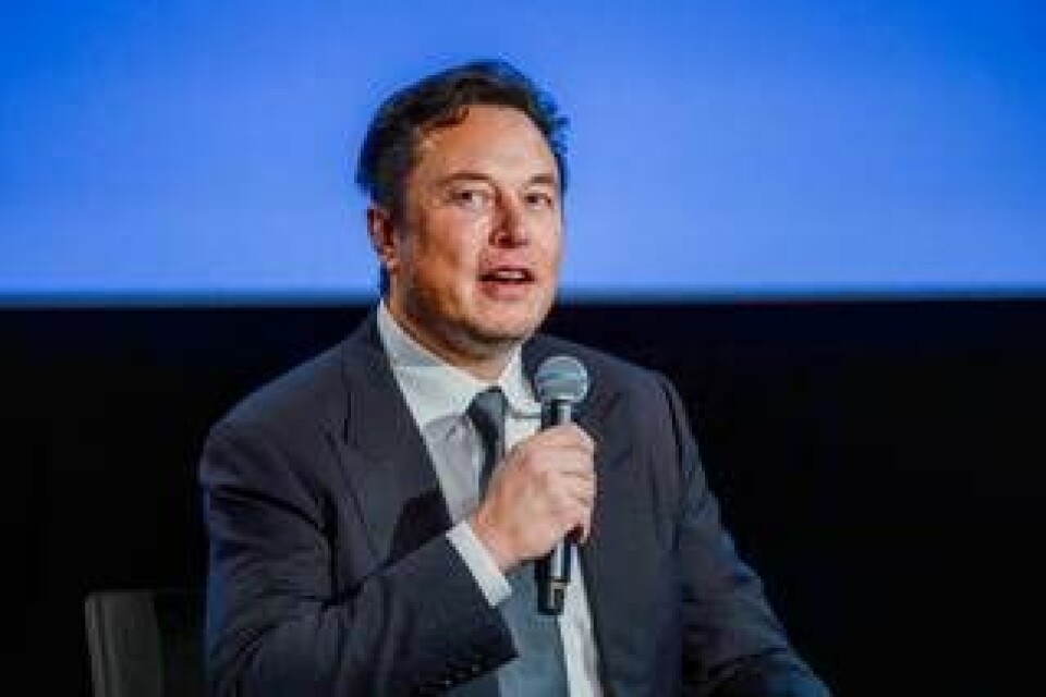 Elon Musk. Foto: Carina Johansen/NTB/TT
