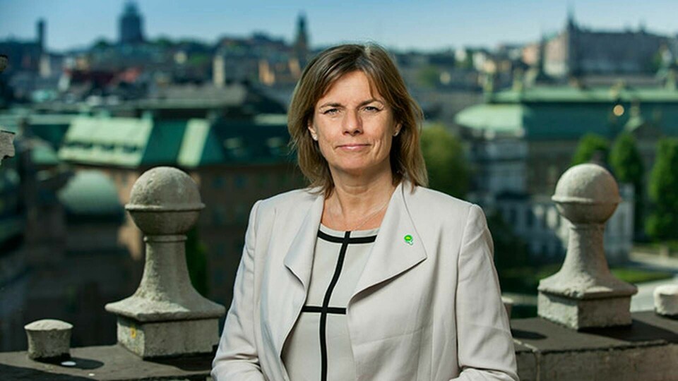 Isabella Lövin (Mp) Foto: Fredrik Hjerling