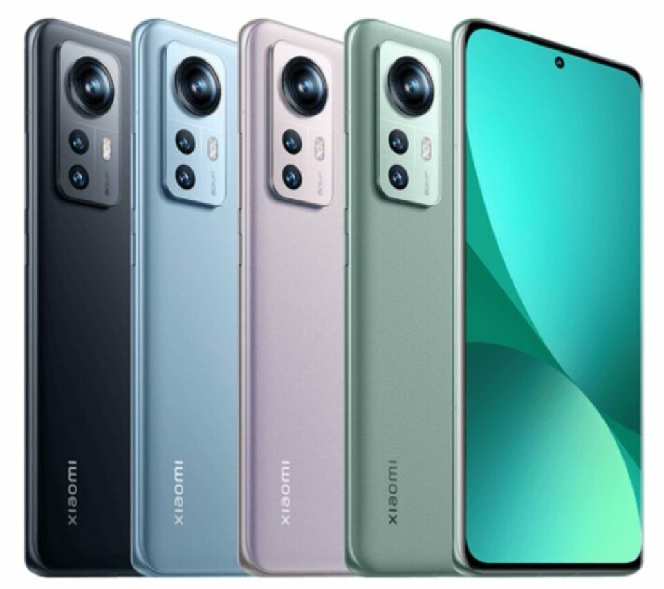 I slutet av december lanserades även Xiaomi 12. Foto: Press I slutet av december lanserades även Xiaomi 12. Foto: Press