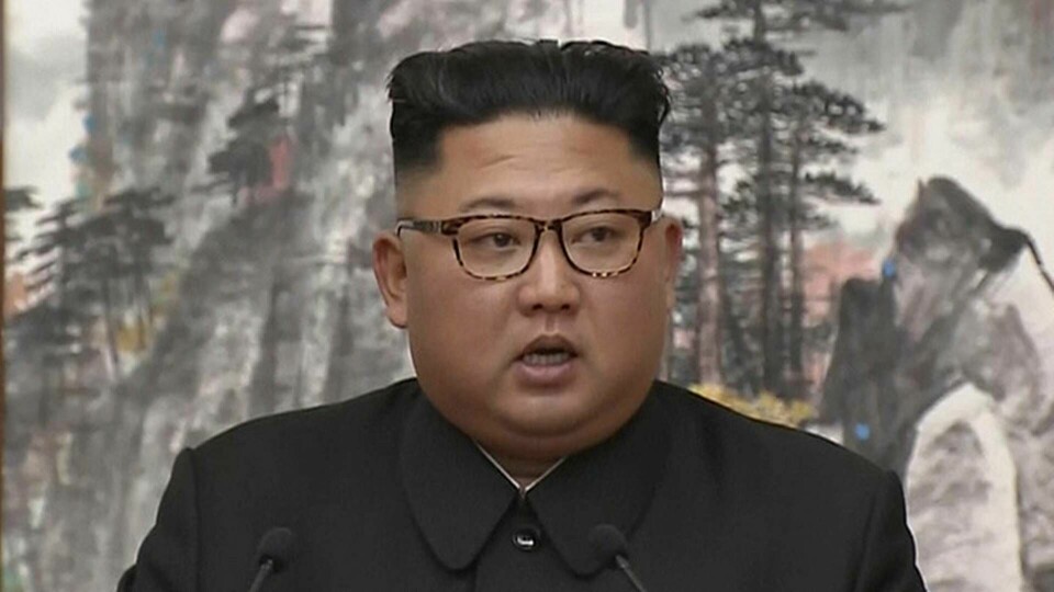 Nordkoreanska diktatorn Kim Jong Un. Foto: TT