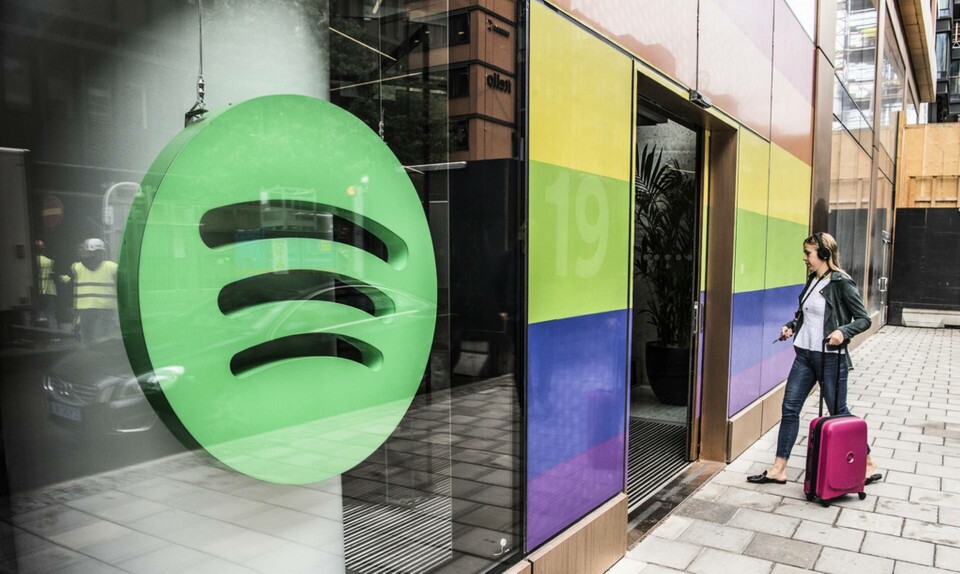Spotify har totalt runt 4400 anställda. Foto: TT Spotify har totalt runt 4400 anställda. Foto: TT