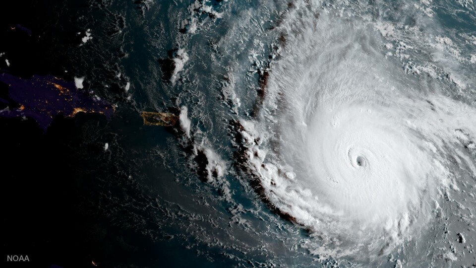 Orkanen Irma. Foto: TT Orkanen Irma. Foto: TT