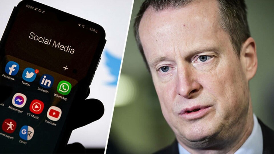 Digitaliseringsminister Anders Ygeman (S) vill att plattformsbolag ska bli skyldiga att ta bort olagligt innehåll. Arkivbild. Foto: TT Digitaliseringsminister Anders Ygeman (S) vill att plattformsbolag ska bli skyldiga att ta bort olagligt innehåll. Arkivbild. Foto: TT