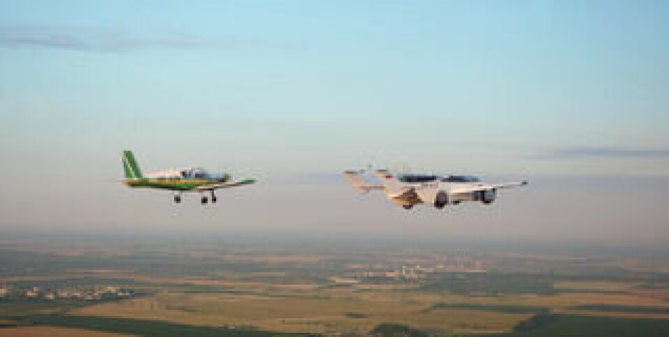 Aircar i luften. Foto: Klein Vision