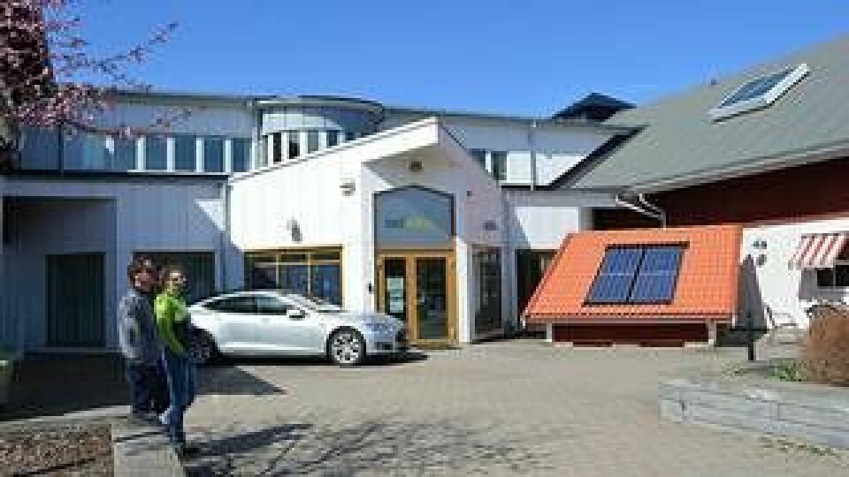 På Glava Energy Center utanför Arvika finns redan solceller på taket. Foto: Jessica Kriström