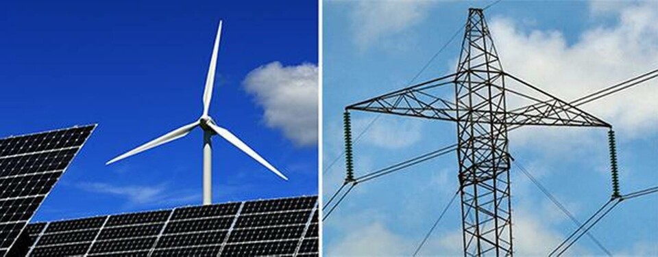 Energin från sol- och vindkraft ska distribueras via högspänd likström till platser där behoven finns. Foto: Alamy Energin från sol- och vindkraft ska distribueras via högspänd likström till platser där behoven finns. Foto: Alamy