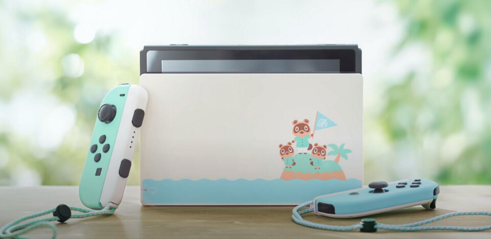 Nintendos Animal Crossing-version av Nintendo Switch. Foto: Nintendo Nintendos Animal Crossing-version av Nintendo Switch. Foto: Nintendo