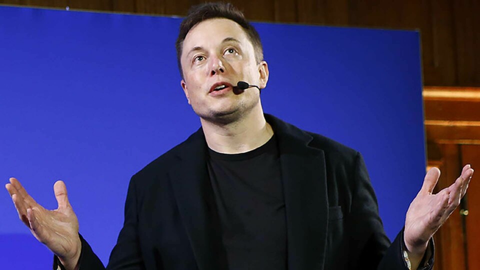 Teslachefen Elon Musk Foto: TT / AP Photo / Francois Mori