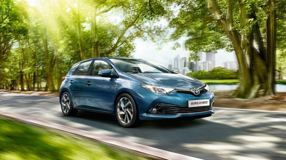 Toyota Auris var förra årets mest sålda hybridbil i Europa. Foto: Toyota Toyota Auris var förra årets mest sålda hybridbil i Europa. Foto: Toyota