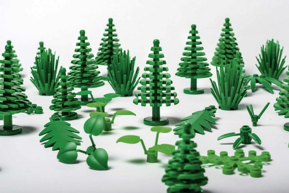 Lego vill bli grönare. Foto: Lego Lego vill bli grönare. Foto: Lego
