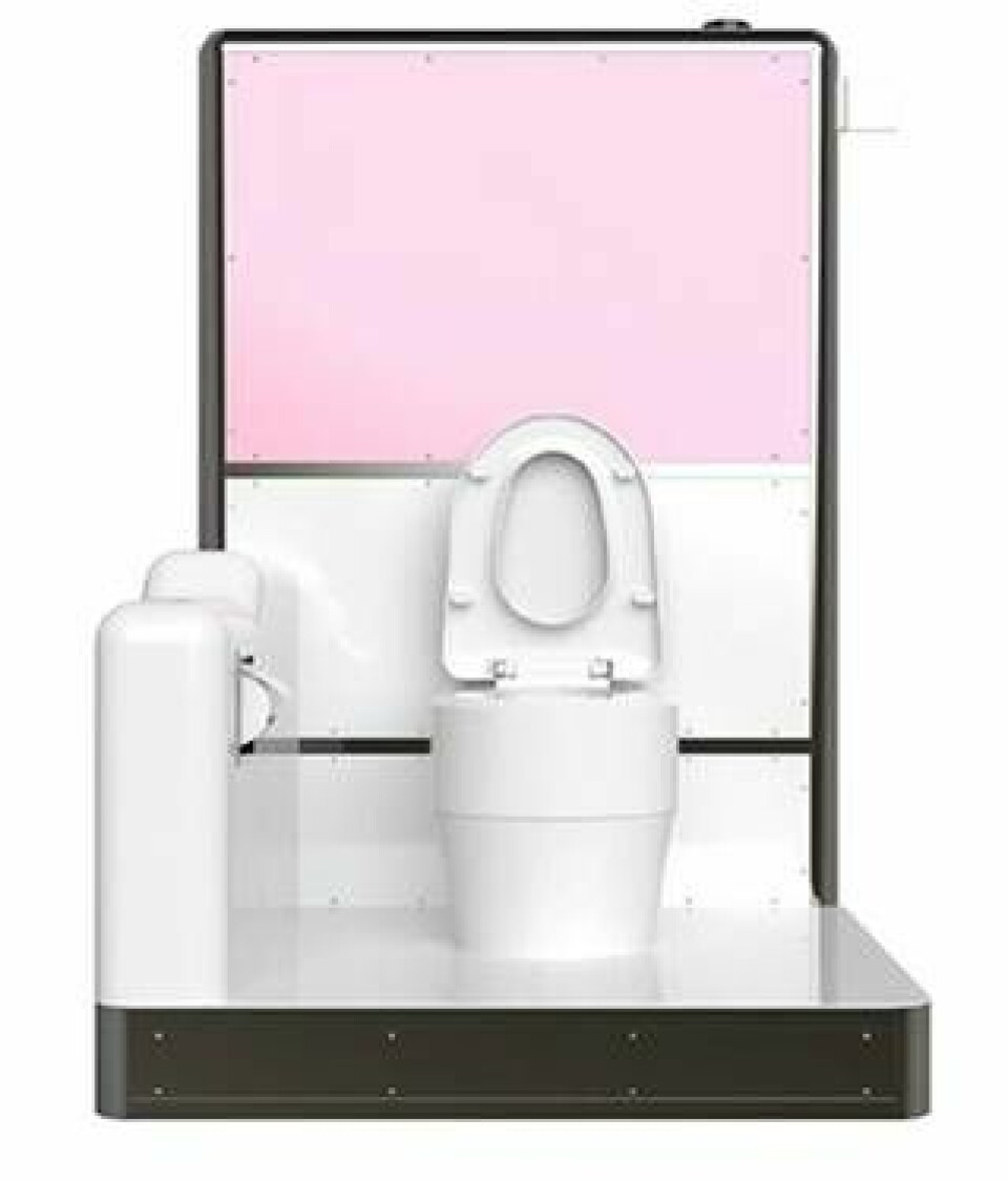 Samsung har tagit fram en prototyp till en toalett som ska ge fler tillgång till god sanitet. Foto: Samsung