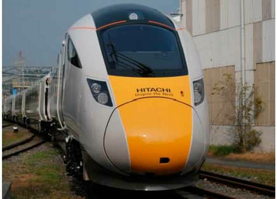 Hitachi Class 800 för brittiska järnvägar. Foto: Hitachi