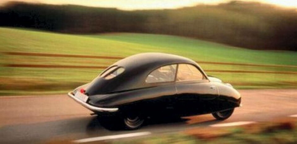 Ursaaben, prototypen från 1947 ritad av legendaren Sixten Sason. Foto: Saab Ursaaben, prototypen från 1947 ritad av legendaren Sixten Sason. Foto: Saab