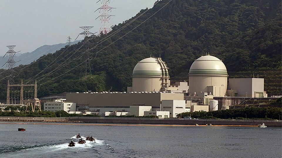 Takahamas kärnkraftverk i Japan. Foto: Alamy