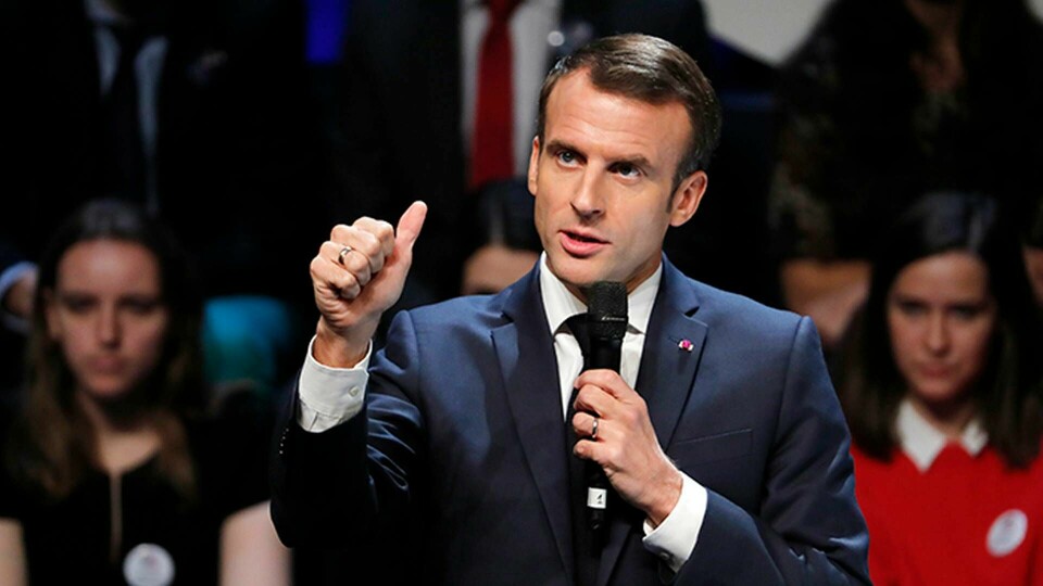 Emmanuel Macron. Foto: Yves Herman/AP/TT