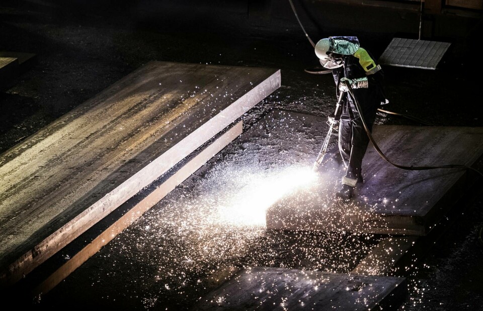 Bild från ett traditionellt stålverk. Arkivbild. Foto: Marcus Ericsson/TT