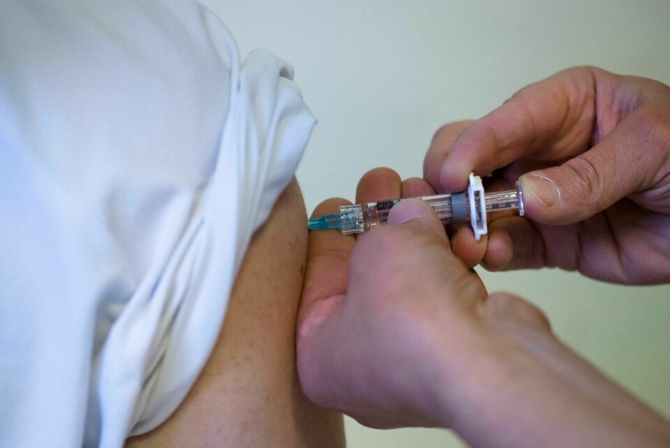 Tre olika vaccinationer kommer att pågå samtidigt i höst. Arkivbild. Foto: Ole Gunnar Onsøien/NTB scanpix / TT