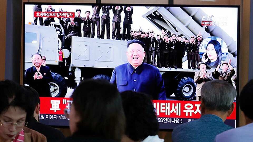 Nordkoreas ledare Kim Jong Un. Foto: Ahn Young-joon/AP/TT