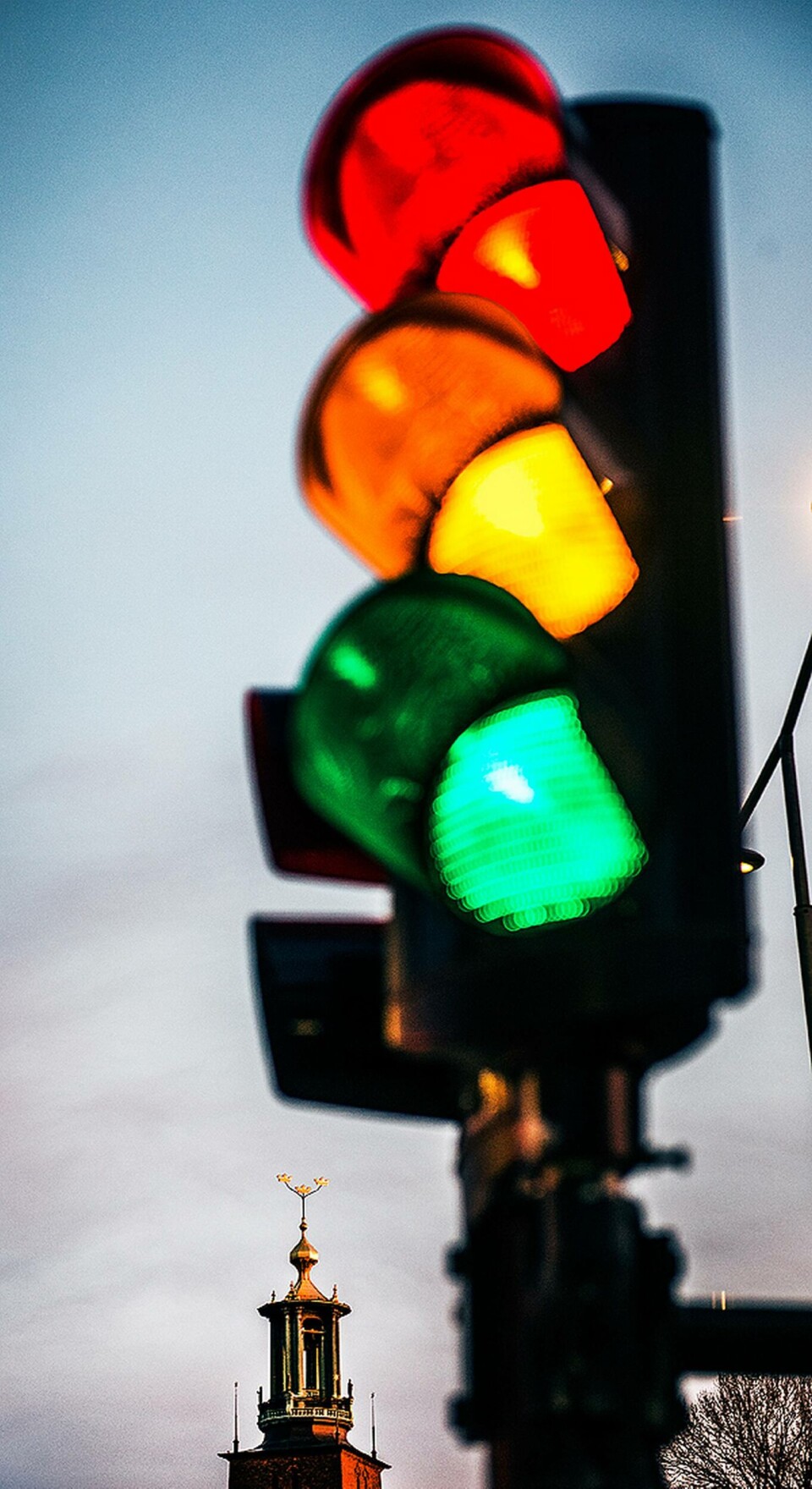 Varför fattar inte trafikljuset? Foto: TT Varför fattar inte trafikljuset? Foto: TT