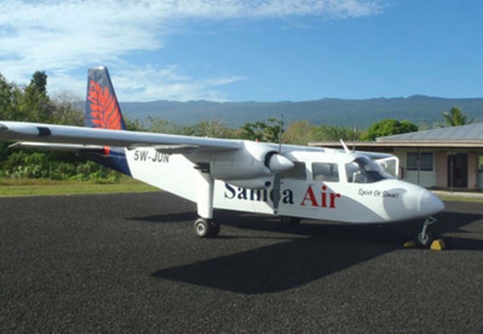 Lätt och billigt eller tungt och dyrt. Foto: Samoa Air Lätt och billigt eller tungt och dyrt. Foto: Samoa Air