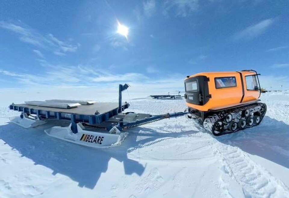 Venturi Antarctica ska klara 50 minusgrader. Foto: Louis Marie Blondel
