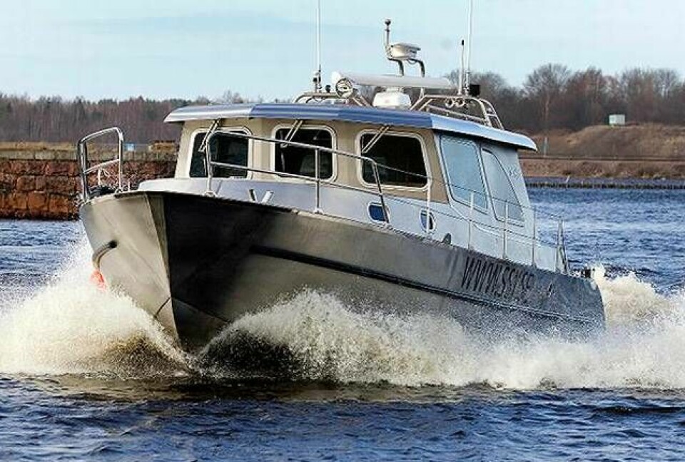 Elvira, den första båten byggd i Sandviks rostfria specialstål.
