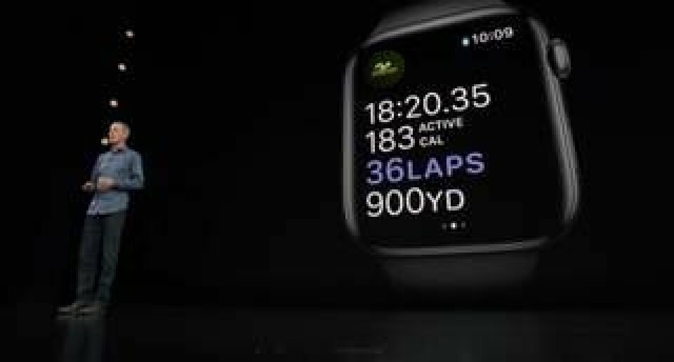 Apple Watch Series 4 Foto: Skärmdump