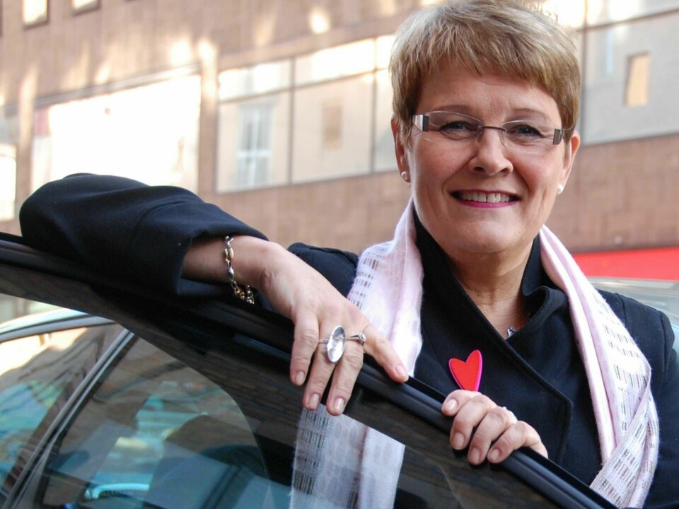 Maud Olofsson, energiminister och näringsminister. Foto: Lars Anders Karlberg