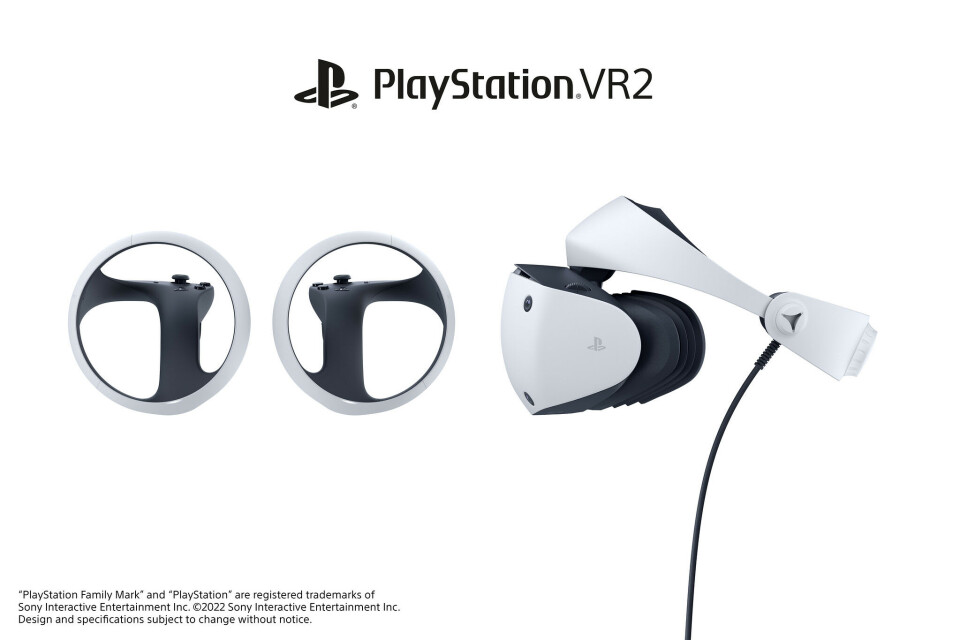 Den färdiga designen på Sonys vr-headset PSVR2. Foto: Sony Den färdiga designen på Sonys vr-headset PSVR2. Foto: Sony