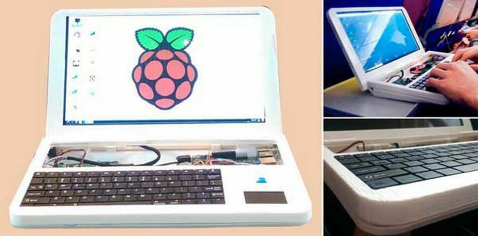 I det 3d-utskrivna skalet finns en Raspberry Pi Model B+ som kör Raspbian OS. Foto: Pi-Top