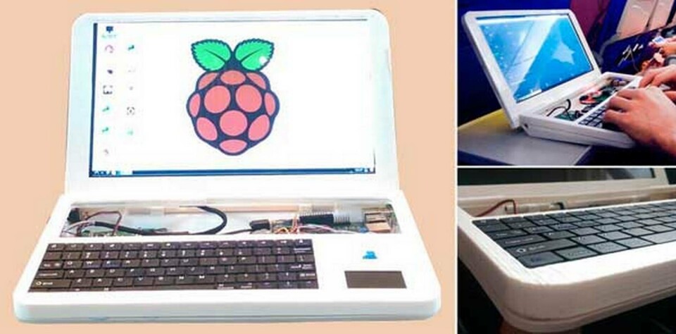 I det 3d-utskrivna skalet finns en Raspberry Pi Model B+ som kör Raspbian OS. Foto: Pi-Top I det 3d-utskrivna skalet finns en Raspberry Pi Model B+ som kör Raspbian OS. Foto: Pi-Top